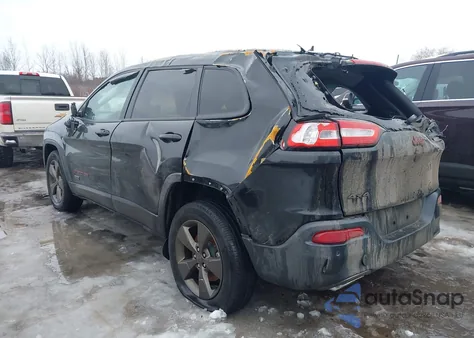 2016 Jeep Cherokee 75Th Anniversary z USA, uszkodzony, nr VIN 1C4PJMCS1GW244876